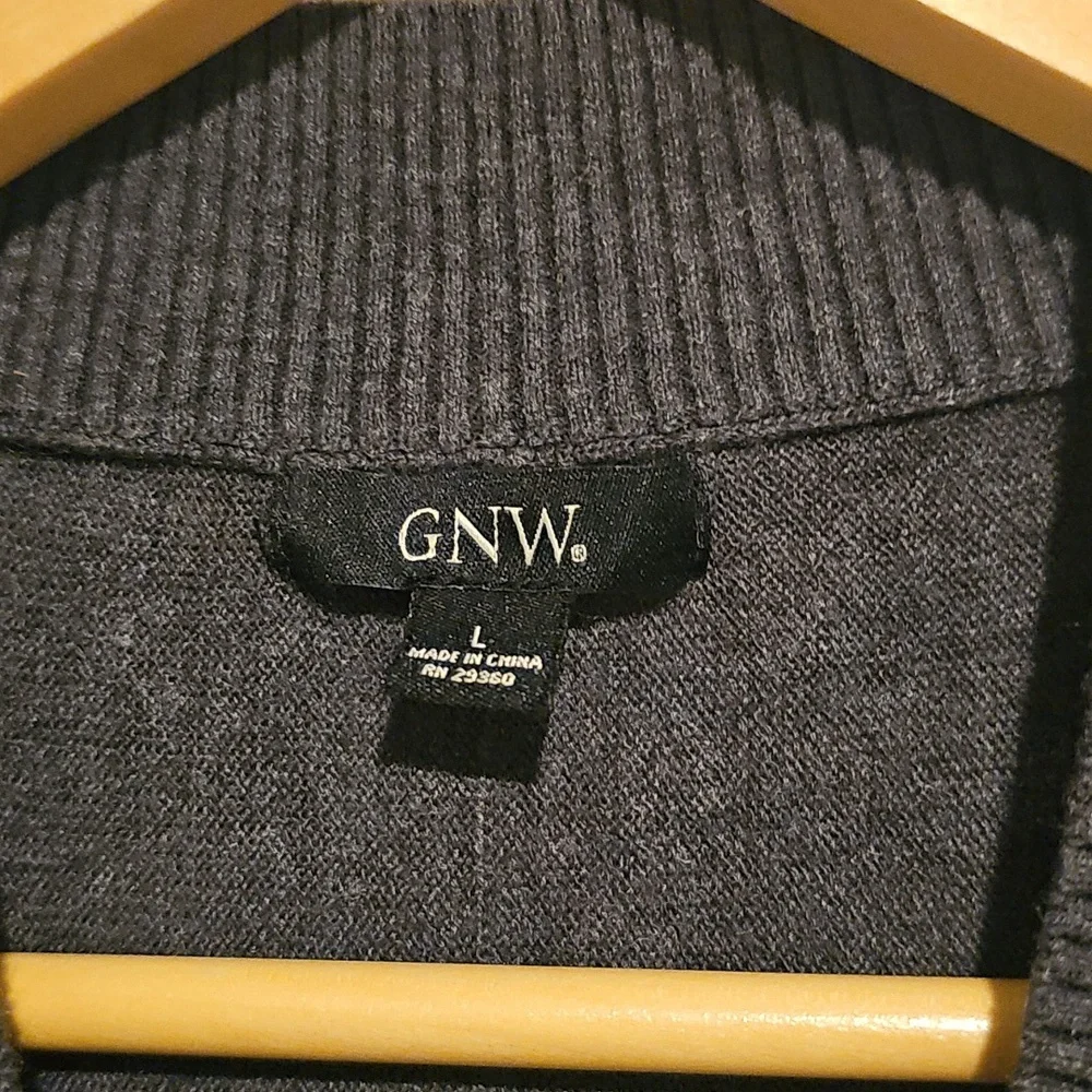 GNW Charcoal Gray Knit Sweater Dress – Size Large - Picture 3 of 5